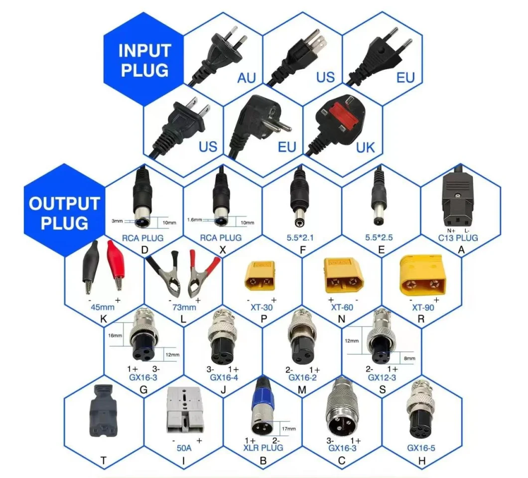 OEM E-Fast 48V38ah Ebike Tricycle Pulse Repair AGM Efb Lead-Acid Battery Charger